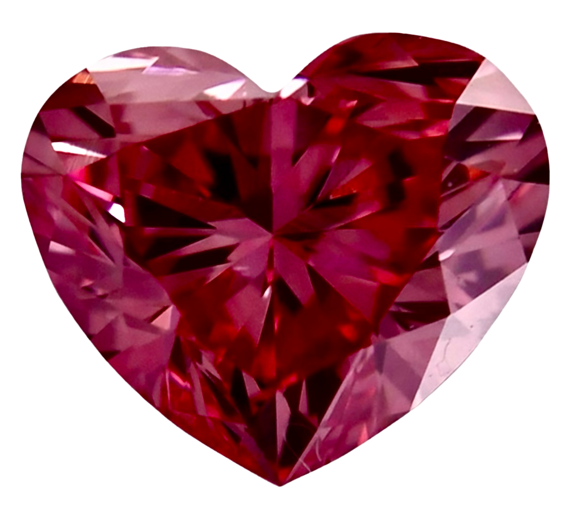 Heart Diamond pRed 0.41ct